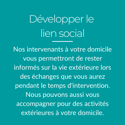 Développer le lien social