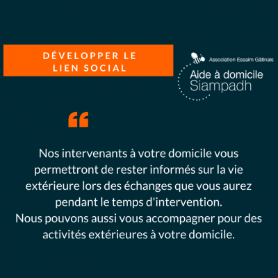 Développer le lien social